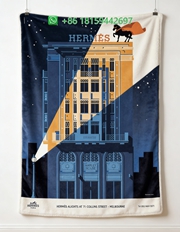 Hermes Throw Blankets